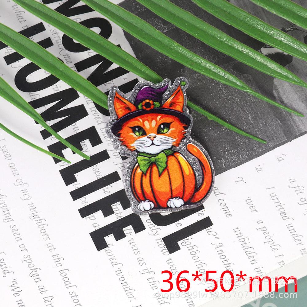 Wholesale 10PCS Animal Tiger Cat Rainbow Acrylics Accessories
